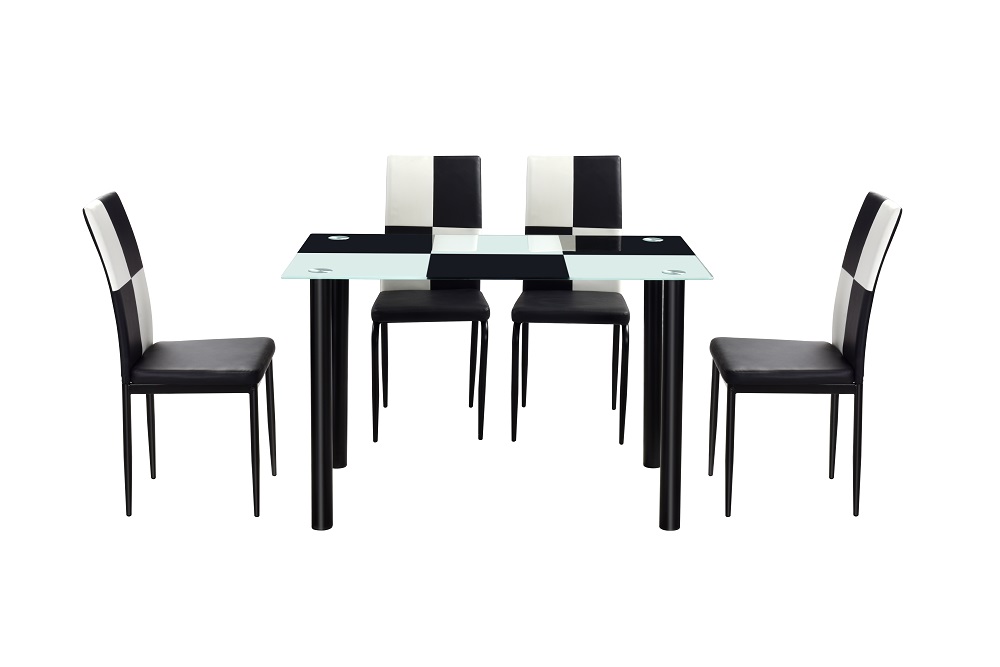 new design nordic tempered glass restaurant dining room dining table