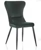 Dark green thinker simple style chair ch-386
