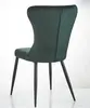 Dark green thinker simple style chair ch-386