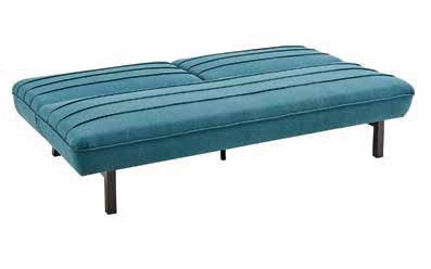 Modern Minimalist Blue Sofa Bed - 502880 - V2