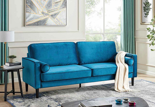 Blue Minimalist Exquisite Sofa Bed- 502810