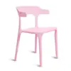 space saving simple modern cheap design stacking plastic dining chair