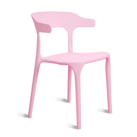 space saving simple modern cheap design stacking plastic dining chair