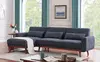 Comfortable Fabric Dark Grey Sofa Bed- 502580