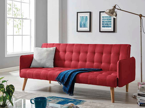 Modern Red Stylish Sofa Bed - 502840