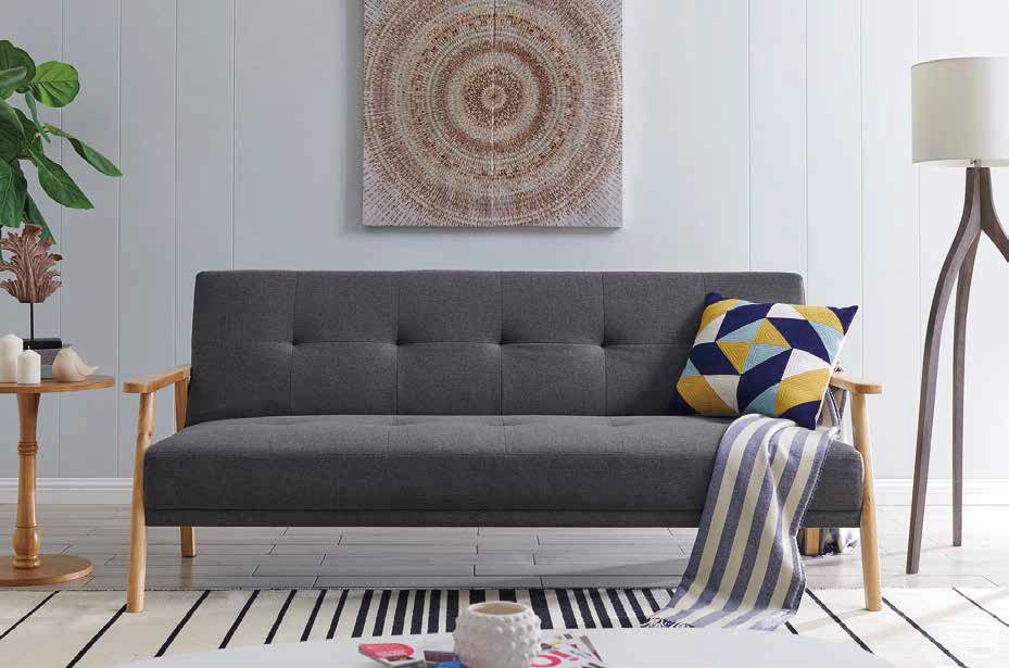 Dark Grey Sofa Bed- 502650