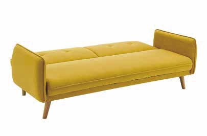 Light Yellow Sofa Bed- 502850