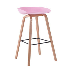 modern high counter bar stools with back pink