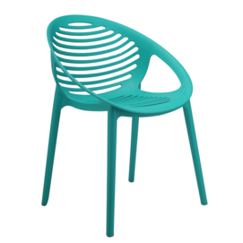 turquoise outdoor plastic lounger chairs
