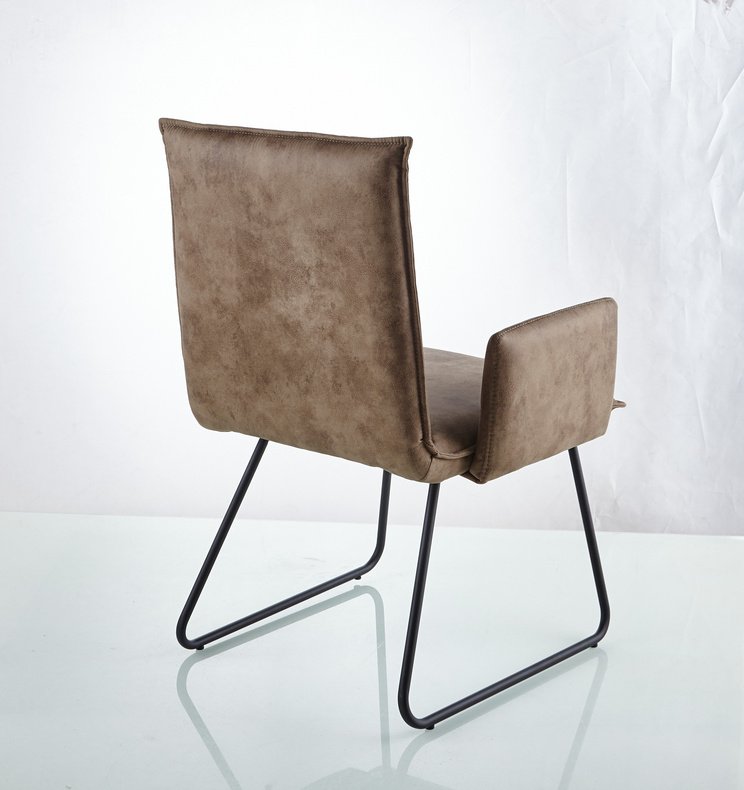 Good quality modern style cheap price dining chair with metal frame