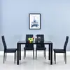 factory direct sell tempered glass home furniture dining table