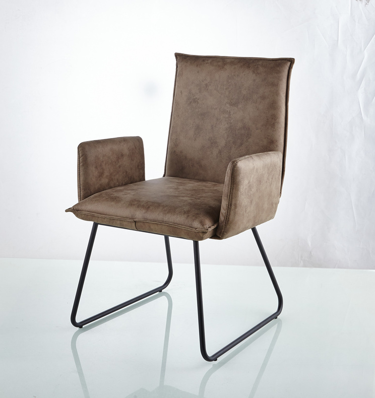 Good quality modern style cheap price dining chair with metal frame