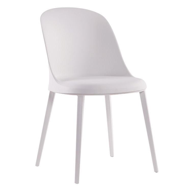 nordic design polypropylene dining chair high back