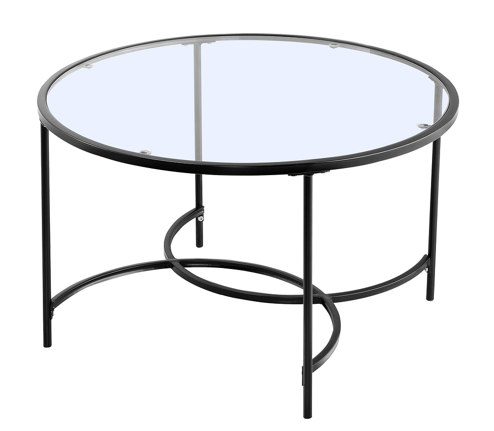 fancy design sofa corner side table glass top coffee table
