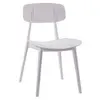 pink nordic design plastic dining chair made in china
