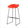 kitchen counter stool modern design red