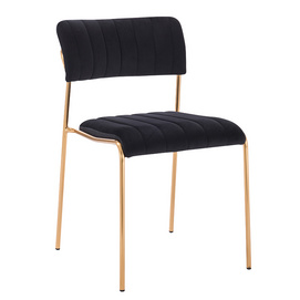 Velvet Dining Chair with Gold Frame CL-18047