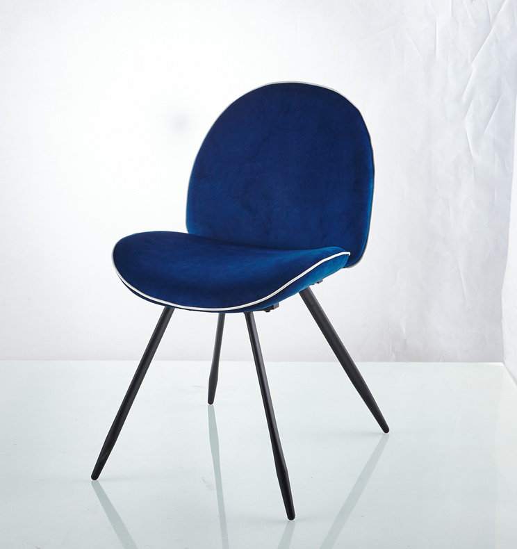 Blue enchantress  fashion style dining chair