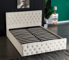velvet bed with storage