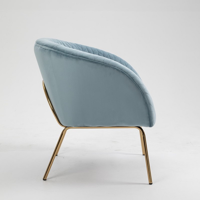 Velvet Upholstery Armchair