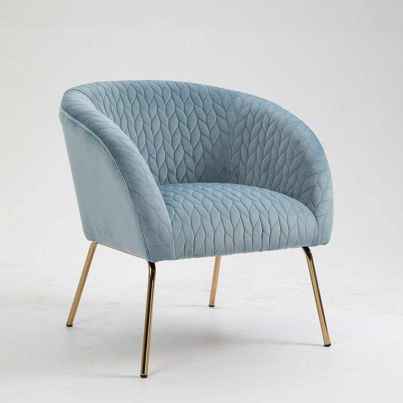 Velvet Upholstery Armchair