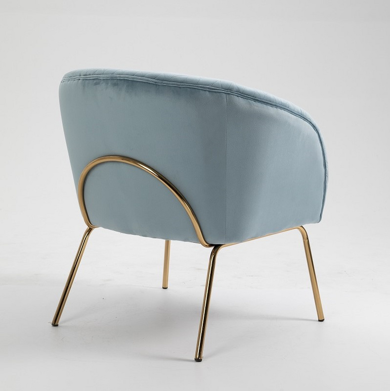 Velvet Upholstery Armchair