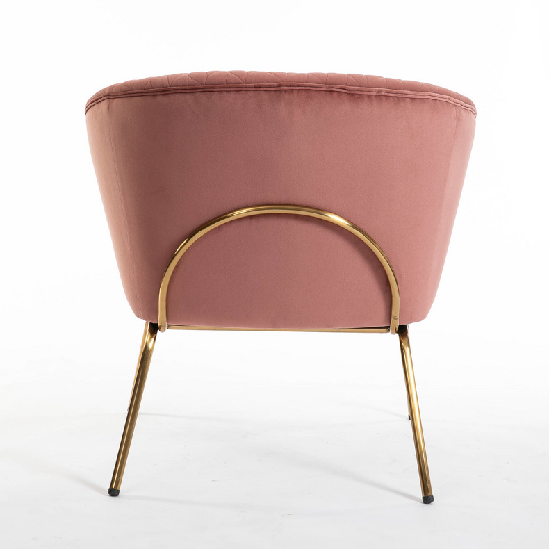 Velvet Upholstery Armchair