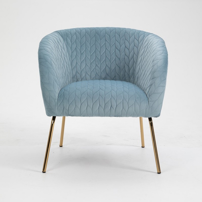 Velvet Upholstery Armchair