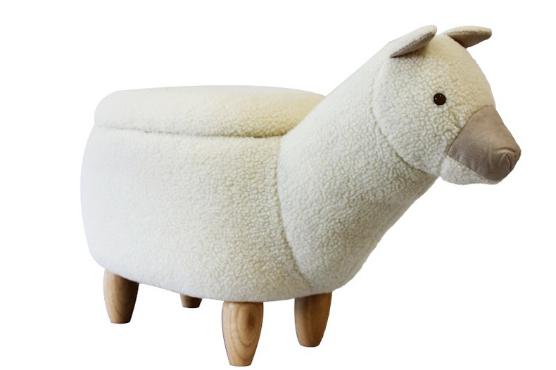 Children' s Sheep Storage Stool