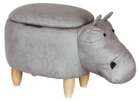 Children's Hippo Storage Stool