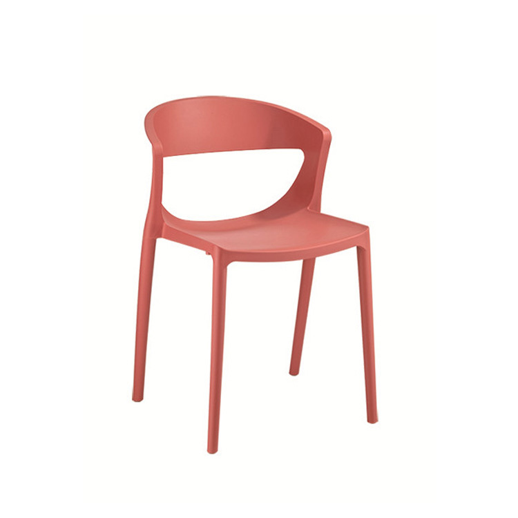 Popular Colorful Plastic Restaurant Chairs