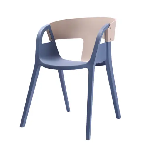 modern armrest plastic dining chair latest contemporary design