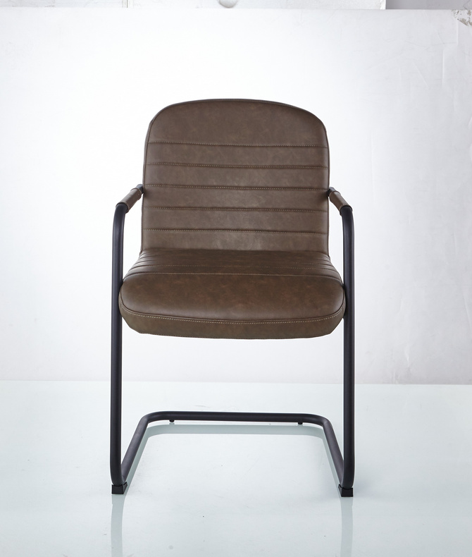 Concise and compact with armrest CH-454B dining chair