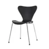 latest design modern butterfly back plastic dining chair with metal chromed legs