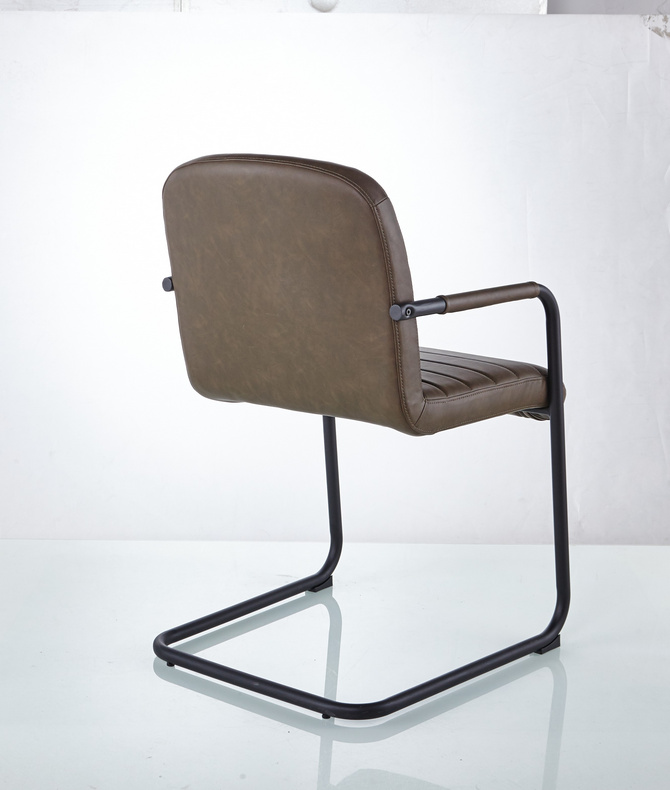 Concise and compact with armrest CH-454B dining chair