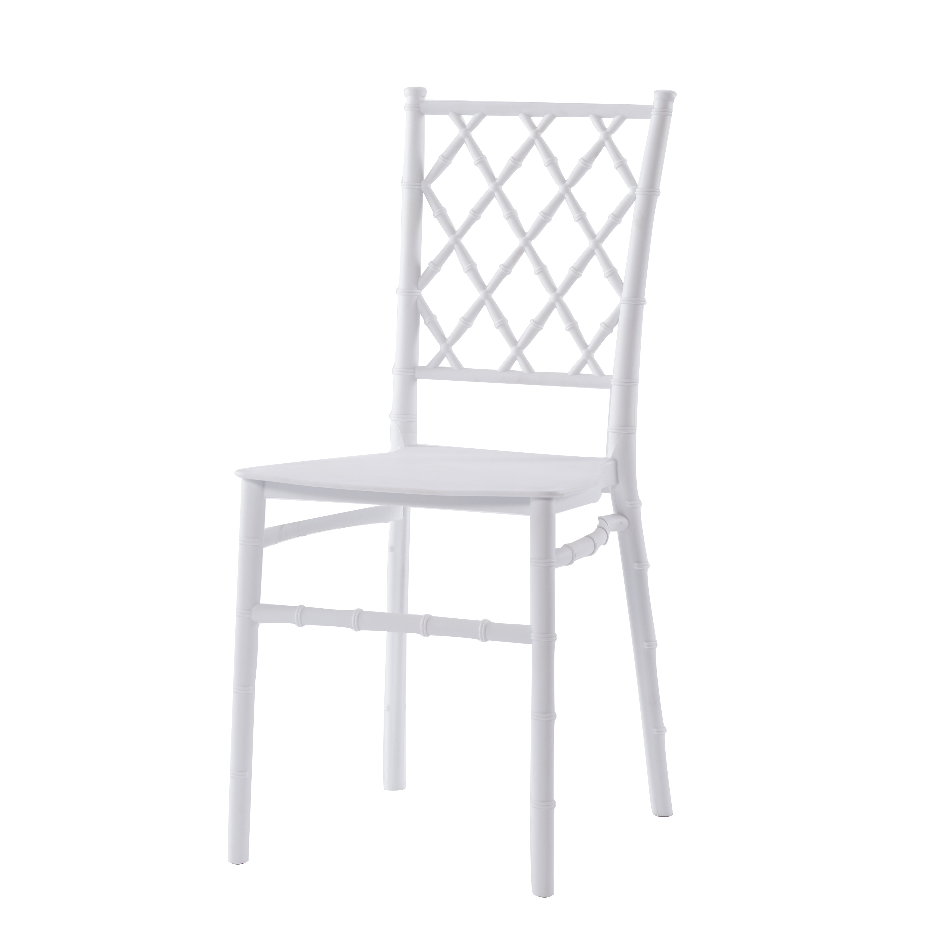 white wedding stacking chiavari chair