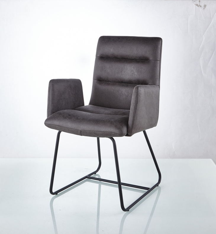 Upholstered chair with armrest cheap price CH-461 dining chair