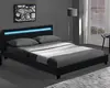 Simple design PU bed with Led on Headboard
