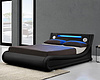 talian design newest style LED  PU bed with Gas Lift