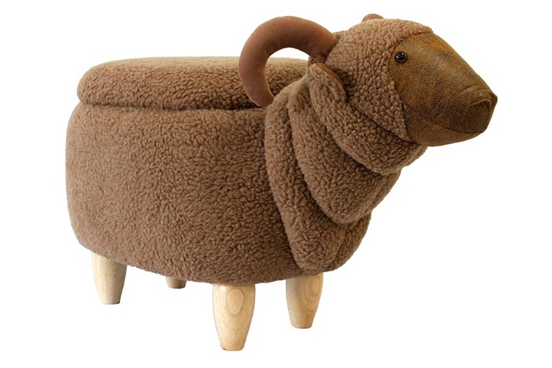 Cute Children' s Goat Stool