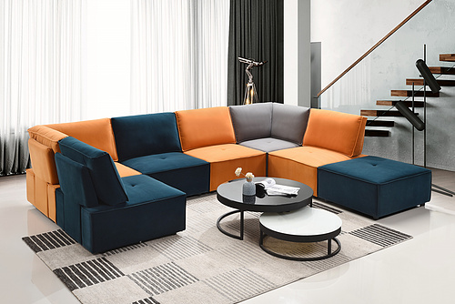 PG9561 sofa--9561-1.5X4+CORX2+OTT #377-2&377-3&377-4