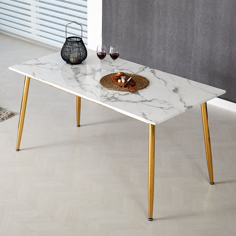 RIS Dining TableA + Gold Chair