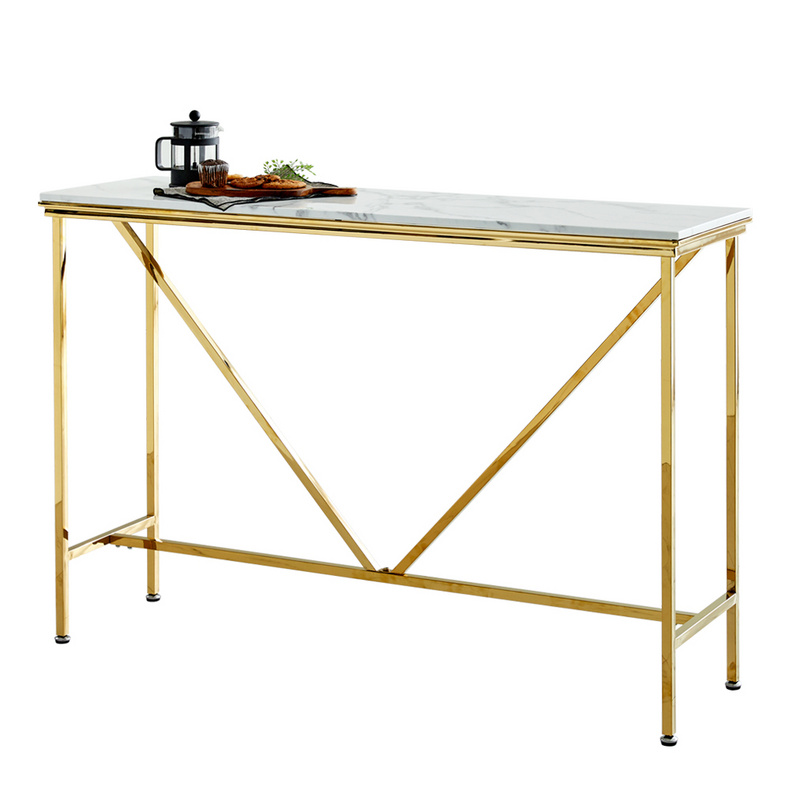 [RIS] Bar Table + Gold Chair