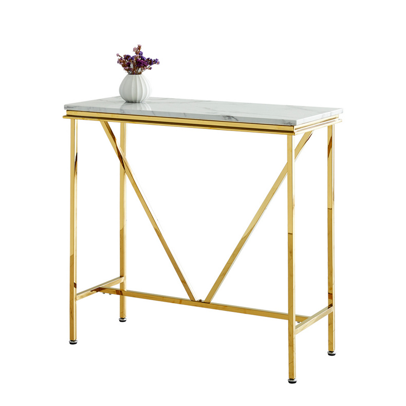 [RIS] Bar Table + Gold Chair