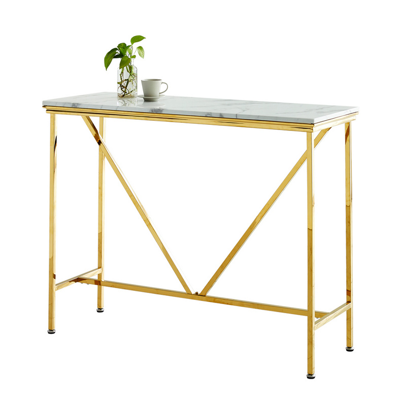 [RIS] Bar Table + Gold Chair