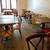 Rental Restaurant Cafe Cross Back Antique Chairs Outdoor Indoor Stackable Iron Restaurant Cafe Chairs 657S-H45-ALU