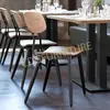 2020 Hot Sale Commercial Restaurant Bistro Furniture Chairs Modern Luxury Designer Stackable Cafe Shop Chairs 658B-H45-STW