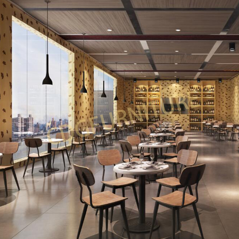 2020 Hot Sale Commercial Restaurant Bistro Furniture Chairs Modern Luxury Designer Stackable Cafe Shop Chairs 658B-H45-STW