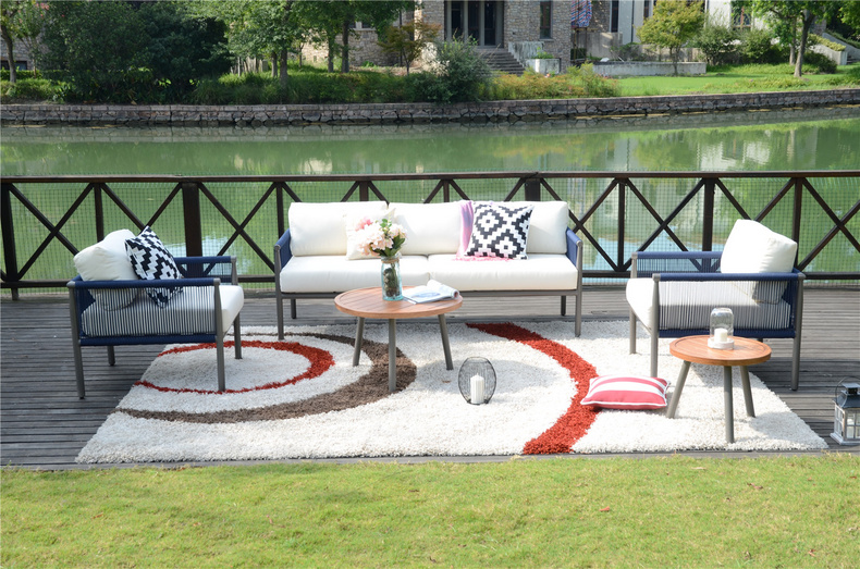 Elegant Luxury All Weather Sofa Set Design For Garden  PAS-1903