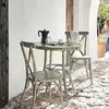 Vintage Metal Table For Cafe And Restaurant Wedding Banquet Party Lounge Set Outdoor Patio Furniture Table 680DT-ALU-RO80